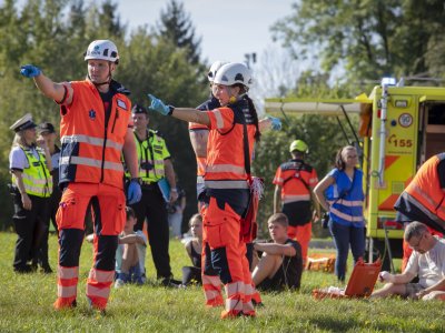 Taktické cvičení složek IZS – Holečkov 2023